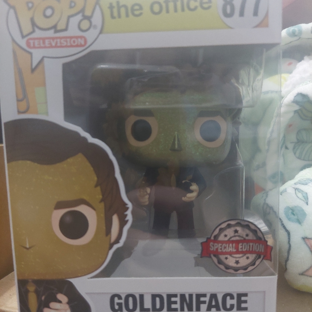 The Office Jim as Goldenface hard to find mint condition funko pop!